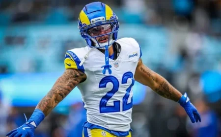 Blake Corum’s TD Run Puts Rams Ahead 10-7 Against Cardinals