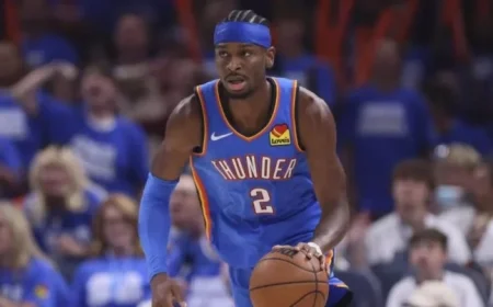 Thunder’s Gilgeous-Alexander Sidelined by Elbow Injury Against Jazz