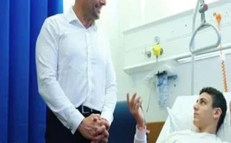 Malta’s Prime Minister Visits Gaza Boy Recuperating in Hospital