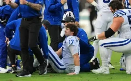 Daniel Jones injury: Colts quarterback suffers right Achilles setback vs. Jaguars