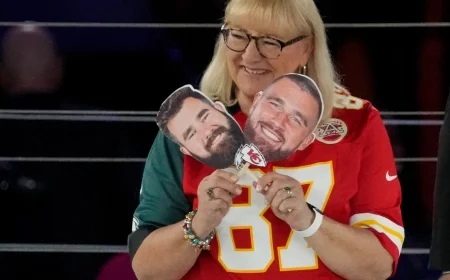 Donna Kelce steps into the holiday spotlight with new film cameo, festive narration, and reality TV buzz