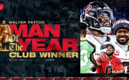Azeez Al-Shaair Wins 2025 Walter Payton NFL Man of the Year Award