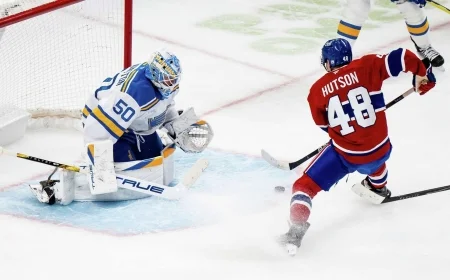 Brayden Schenn powers Blues past Canadiens as captain delivers 2 goals, 1 assist in road win