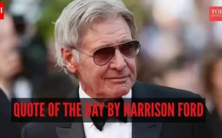 Harrison Ford Inspires: “Hold Onto What Matters” Quote of the Day