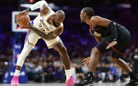 Sixers’ Tyrese Maxey Shines, But LeBron Leads Lakers to Victory