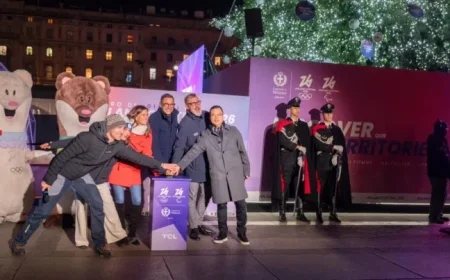 TCL Unveils Milano Cortina 2026 Symbol Tree at Piazza del Duomo