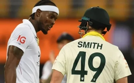 Archer and Smith Clash: “Bowl Fast When Idle, Champion”