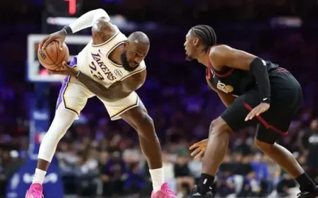 LeBron James Praises Tyrese Maxey Following Lakers vs. 76ers Game