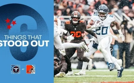 Titans Triumph: Six Key Highlights from 31-29 Victory Over Browns