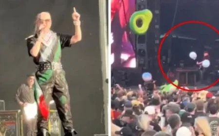 Singer Erupts on Stage with Fiery Outburst