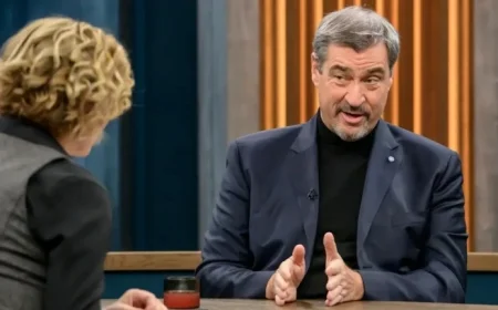 Söder Criticizes AfD on Miosga Show: Calls Them “Hitler Clown”