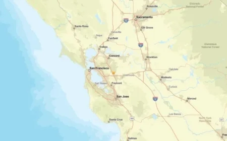 Earthquake Measuring 2.1 Hits Near San Ramon, CA on December 8
