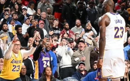 LeBron James’ 10-Point Surge Seals Lakers’ Victory