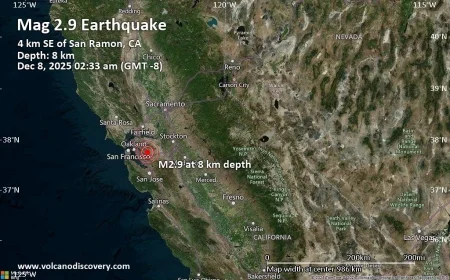 Earthquake San Ramon: Small pre-dawn tremors jolt the East Bay, no damage reported
