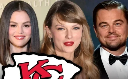 Taylor Swift, Selena Gomez, Leonardo DiCaprio Support Chiefs in Defeat to Texans