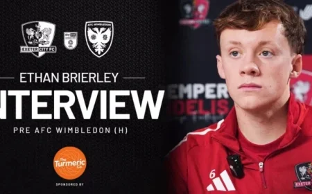 Ethan Brierley Prepares for AFC Wimbledon Home Match