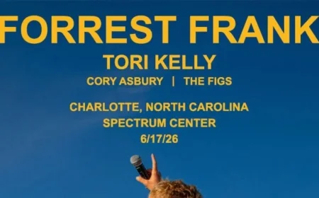 Forrest Frank tour 2026: “The Jesus Generation Tour” announces 29 U.S. arenas with Tori Kelly, Cory Asbury, and The Figs