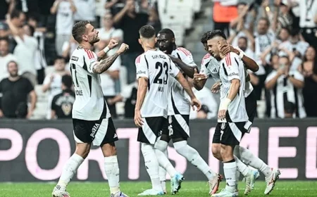 Beşiktaş Draws 2-2 with Gaziantep FK at İnönü Stadium