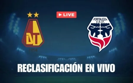 Tolima vs Fortaleza: Live Reclasificación Standings