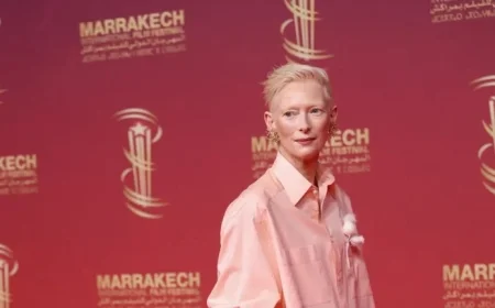 Tilda Wins Best-Dressed at Film Festival Again