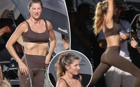 Gisele Bündchen Flaunts Fit Physique in Miami Sun Photo Shoot