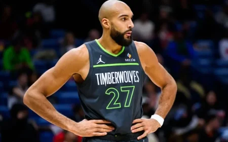 Rudy Gobert Ejected for Forearm Foul on Mark Williams in Timberwolves Game