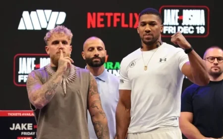 Jake Paul vs. Anthony Joshua: Netflix Fight Date and Time Revealed