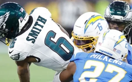 Eagles vs. Chargers: Dicker’s Overtime FG Secures 22-19 Los Angeles Lead