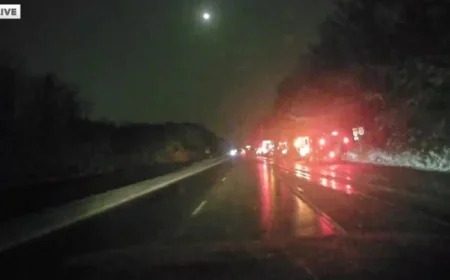 Winter Storm Strikes Virginia, Creating Slick Roads for Tuesday Commute