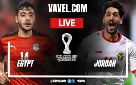 Egypt vs Jordan Match Kicks Off with 0-0 Score Updates