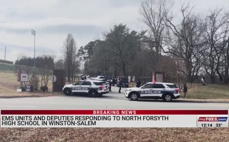 North Forsyth High School: Stabbing Prompts Heavy Police Response in Winston-Salem; Investigation Underway