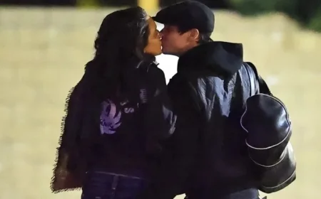 Yungblud and Jesse Jo Stark Share Affection After Nobu Dinner