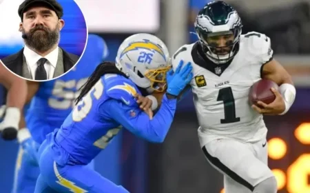 Jason Kelce Expresses Eagles’ Frustration in One-Word Tweet After Loss