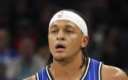 Magic Updates Paolo Banchero’s Injury Status Before NBA Cup Clash with Heat