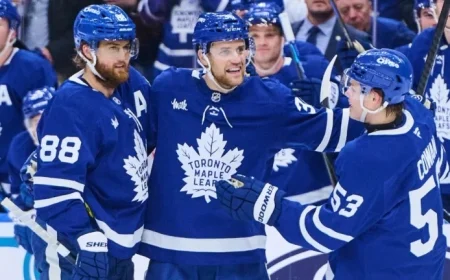 Maple Leafs’ Dakota Mermis Faces Evaluation After Knee Collision with Lightning