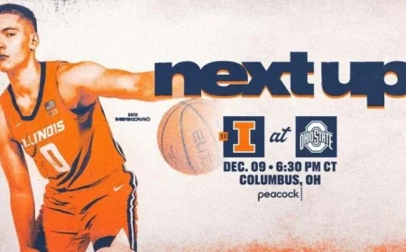 Illini Kick Off Big Ten Play Tuesday Against Ohio State