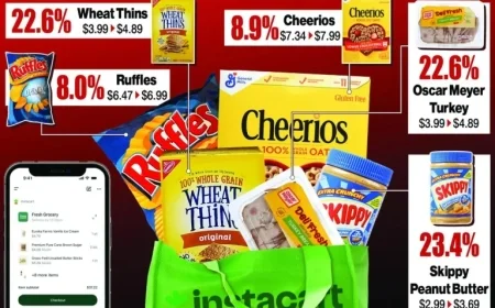 Study Reveals Instacart’s Variable Pricing on Identical Grocery Staples in Stores