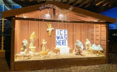 Boston Pastor Defies Order to Remove Anti-ICE Nativity Scene