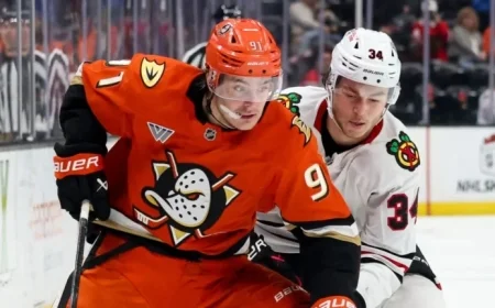 Ducks Dominate Blackhawks with 7 Goals and 53 Shots