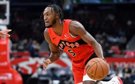 Raptors’ Quickley Sidelined by Illness for NBA Cup Match