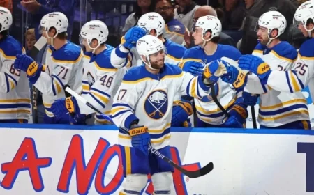 Sabres’ Zucker Sidelined Week-to-Week with Multiple Injuries