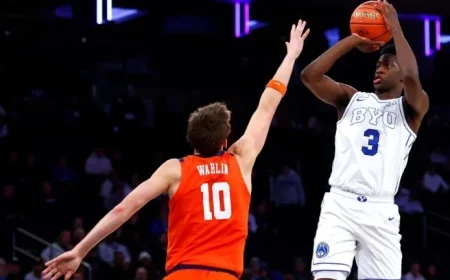 Dybantsa, Wright Propel No. 10 BYU to Comeback Victory Over Clemson