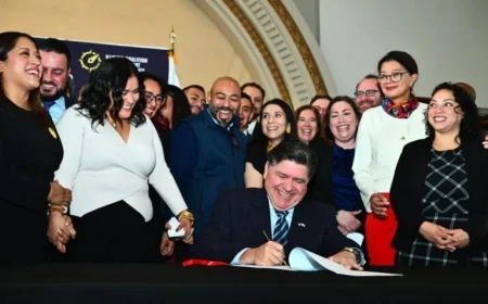 Gov. Pritzker Enacts Laws Safeguarding Immigrants, Authorizes Suing Federal Agents
