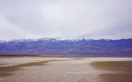 Record Rainfall Revives Ice Age Lake in Death Valley National Park