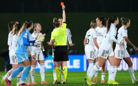 Real Madrid Overcomes Wolfsburg in Women’s Champions League Despite Red Cards