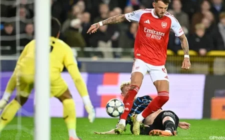 LIVE: Club Brugge Challenges Arsenal in Dynamic Opening Stage