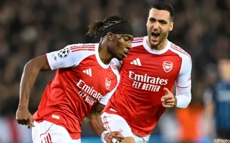 LIVE: Club Brugge Escapes Arsenal Threat After Ball Hits Post