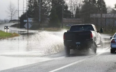 Flooding Closes Hannegan Road Section South of Lynden