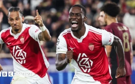 Balogun Scores as Monaco Secures 1-0 Victory Over Galatasaray