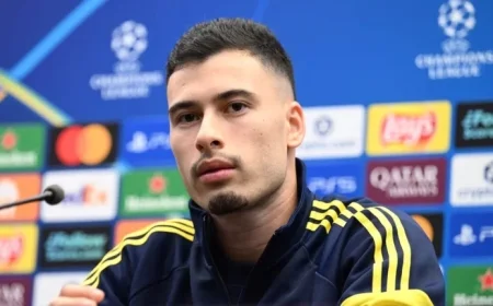 Martinelli Discusses Champions League Record and Jesus at Press Conference